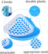 kathson Small Litter Box, Guinea Pig Litter Tray for Ferret Potty Training, Corner Litter Pan