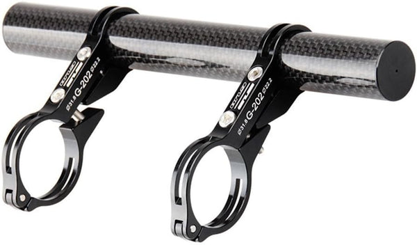GUB 31.8MM Double Clamp Carbon Fiber Super Long Bike Handlebar Extender Mount Bracket Stand