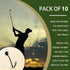 GOLDEAL 5 Pack Golf Club Brush and Club Groove Cleaner Set, Golfing Equipment Accessories for Clubs, Balls, and More