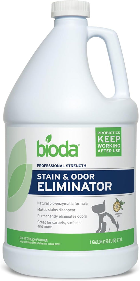 Bioda Pet Stain and Odor Eliminator | Pet Urine Enzyme Cleaner |