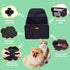 SWIHELP Dog Car Seat, Portable Pet Booster Car Seat with Clip-On Safety Leash, Anti-Collapse for Small Pets