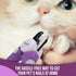 Professional Nail Clippers with Safety Guard for Dogs & Cats by Poodle Pet, Stainless Steel Blades for Smooth Cuts