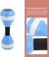 SEWACC 1 Pair Aquatic Exercise Dumbbells, EVA Floating Barbells for Water Aerobics and Fitness Equipment