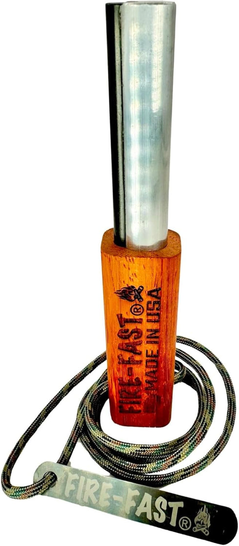 Fire Fast Kamper Lanyard - Compact Durable Lite Weight Emergency Fire Starter for Camping and Hiking