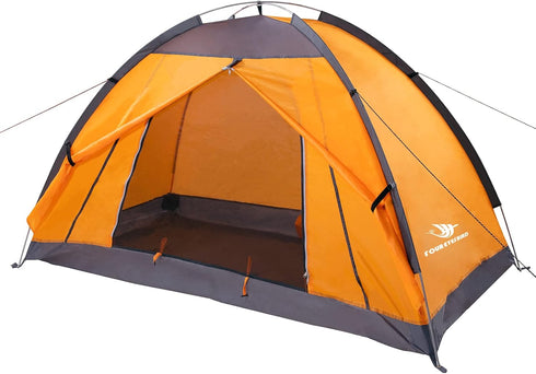 Single Backpack Tent 7.2 × 4 × 4 Feet, Waterproof Camping and Hiking Tent for One Person, Light and Durable