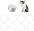 Ajcotahm 8 PCS Dog Food Can Covers Lids, 75 mm Reusable Pet Food