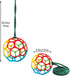 Besimple 2 Pack Horse Treat Ball Hay Feeder Toy, Goat Feeder Ball Hanging Feeding Toy for Horse Goat Sheep Relieve