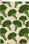 Zhbvncp Green Broccoli Microfiber Golf Towel with Carabiner Clip, 16x24 Inch Absorbent Waffle