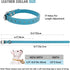 Adjustable ID Puppy Collars for Litter, 14 Color Leather Collars for Small, Medium, Large Breed Dogs, Neck 6~13 Inches