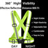 High Visibility Reflective Vest Safety Vest Running Reflective Gear Adjustable Reflective Vest for Walking,Jogging,Hiking,Night Cycling