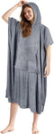 Tirrinia Surf Poncho Beach Changing Towel Hooded Wetsuit, Super Absorbent Swim Robe