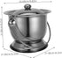 Portable Stainless Steel Toilet Stool - Adult Urinal with Lid