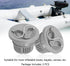 Inflatable Pontoon Boat Raft Air Valve, 6-Groove Gas Valve Plug Replacement for Canoe, Kayak, 2 pcs