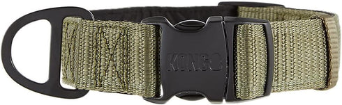 KONG Max HD Ultra Durable Neoprene Padded Dog Collar, Medium, Green