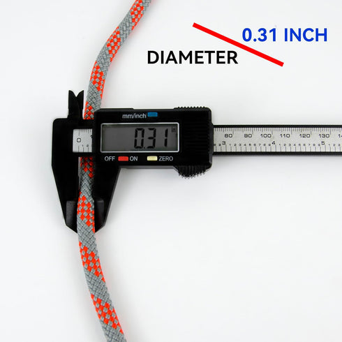SEAMUS 8mm Prusik Accessory Cord 15M, UIAA Rock Climbing Rope, 14Kn High Tensile Strength