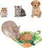 Fanlahmtasy Rabbit Foraging Mat 11.8"x11.8" Snuffle Mat for Rabbits, Bunny Snuffle Mat, Ideal