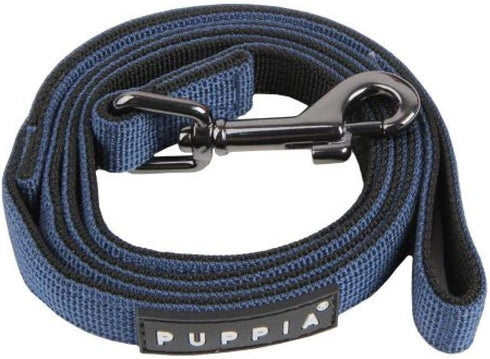 Puppia Two Tone Dog Lead, Strong Durable Comfortable Grip, Walking Training Leash for Small & Medium Dog, Navy