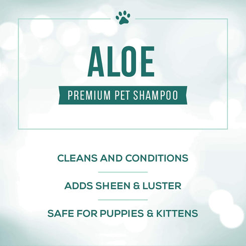 Nature's Specialties Aloe Premium Ultra Concentrated Dog Shampoo Conditioner - Makes up to 2 Gallons, Herbal Aloe