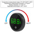 4pcs 0.9F ACEIRMC Fish Tank Digital Thermometer Accurate LED Display to Tank Thermometer Aquarium Temperature