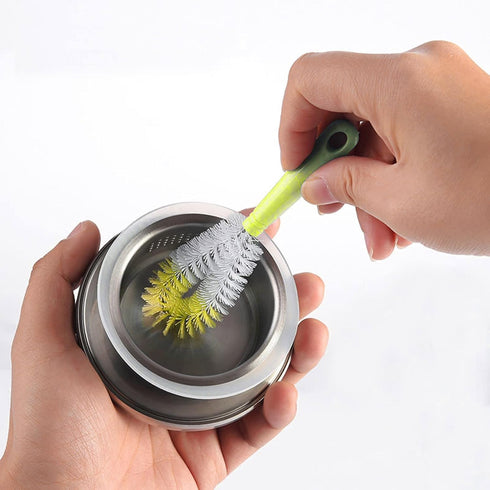 KELINFONG 5 Pack 16 Inch Bottle Brush, Long Handle Bottle Cleaning Brush,Straw Brush,Flexible Water Bottle Cleaner