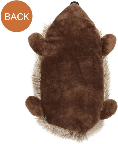 LEGEND SANDY Dog Squeaky Toys for Small Doggies, Cute Plush Bundle, Natural Cotton Puppy Chew for Teething (Hedgehog)