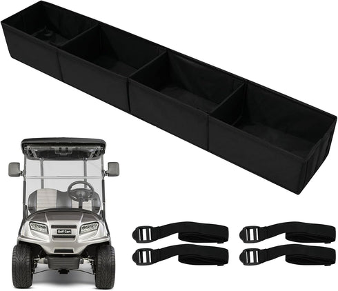 Universal Golf Cart Inner Front Storage Basket, No Drilling Organizer for EZGO Club Car Yamaha