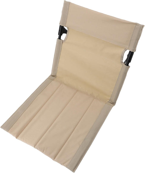 Nurnesy Camping Backrest Cushion, Camping Folding Chair Cushion Backrest Casual Stylish Aluminium Alloy Folding Beach
