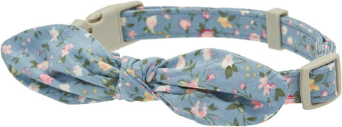 Dog Collar with Bowtie, Cotton Floral Bowtie Collars for Small Medium Puppy Female & Male Dogs, Wedding Holiday