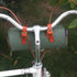 TOURBON Waxed Canvas Bicycle Top Tube Bag - Bike Handlebar Basket