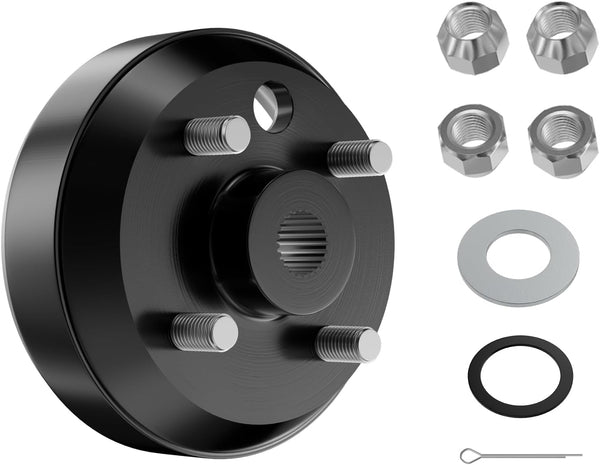 Golf Cart Brake Drum Hub Assembly, Suitable for EZGO TXT Electric Vehicles, OEM#19186-G1