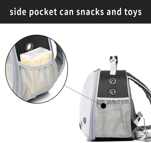 Backpack Bunny Carrier, Guinea Pig Carrier,Small Animal Carrier for Rabbit,Bearded Dragon, Lizard,Hamster,Kitten.