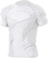 Padded Football Shirt with Chest Rib Protector and 6-Pads for Protective Gear