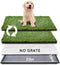 HQ4us Dog Grass Pad with Tray Small 23" x 16" Dog Litter