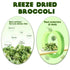 YJSLSQIYP 100% 1.76oz (50g) 50g Freeze-Dried Broccoli Crunch - Natural, No Additives | | Vegan, Non-GMO, Keto-Friendly