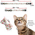 Cat Collar Breakaway with Bell and Accessories, Adjustable Printing Kitten Bowtie Collar for Kitty, 19 Colors