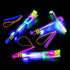 AMERICAN WIT 100 (2) Cool LED Light Up Helicopters (Multicolored) Slingshot Style Flying Toy Arrow Launch Flies up