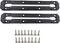 Kayak Track Mount Low Profile Nylon Rail Track, Kayak Fishing Accessories, 6/9/12 inch (1/2 pack) (9 inch(2pack))