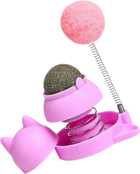 NIHUIFA Spring Puss Toy with for Indoor Play Entertainment Kittens