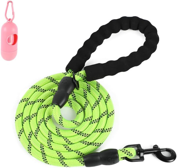 CBBPET Heavy Duty Dog Leash, Highly Reflective Threads for Large Medium Small Dogs, Durable Puppy Training Leash