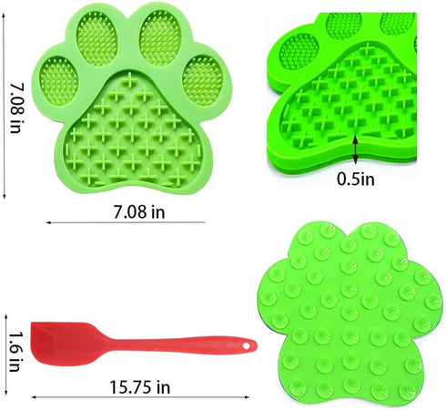 Dog Licking Mat for Anxiety, Peanut Butter Slow Feeder Pad with Strong Suction for Pet Bathing and Training