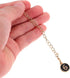 10pcs Backpacks BESPORTBLE Black Metal Hanging Cup Chain with Lobster Clasp, Decorative Number Charms for Tumbler
