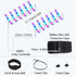 Bike Lights LED Bicycle Frame Light for Night Riding,Waterproof Strip Light Battery Powered with RGB Color, Bright