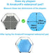 Amakunft Waterproof Pads for Small Animal Playpen, Reusable Liners for Guinea Pig, Rabbit, Hamster (42.5in x 41in)