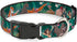Buckle-Down Plastic Clip Collar - The Jungle Book 8-Character Group, Greens, 1" Wide, Fits 9-15" Neck, Small