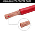 Golf Cart Heavy Duty Battery Cable Set - 7 PCS 4 Gauge for 1994-Up Club Car DS & Precedent