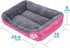 Barelove Square Large Dog Bed Mattress, Washable Pads, Room Waterproof Bottom (Hot Pink)