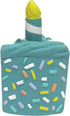 FOUFIT 87284 Birthday Cake Chew Toy for Dogs, 6", Blue