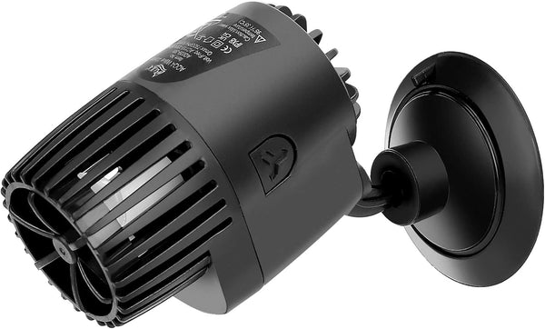 AQQA Aquarium Wave Maker, 3W/5W/10W/15W Suction Cup Fish Tank Pump, Ultra Quiet Submersible Circulation Pump