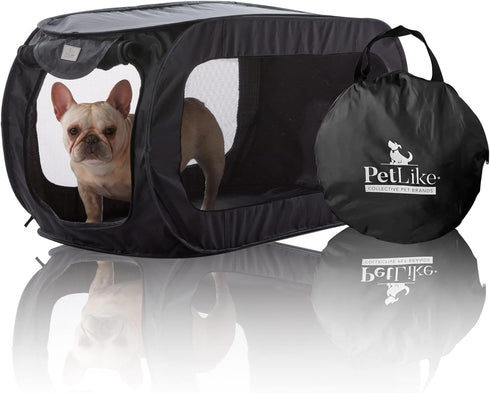 PETLIKE Pop Up Dog Kennels, Large Dog Bed Kennel, Portable Waterproof Car Seat for Indoor Outdoor Travel