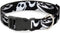 Buckle-Down Dog Collar - Plastic Clip Nightmare Before Christmas Zero Expressions, 11 to 17 Inches, 1.0 Inch Wide